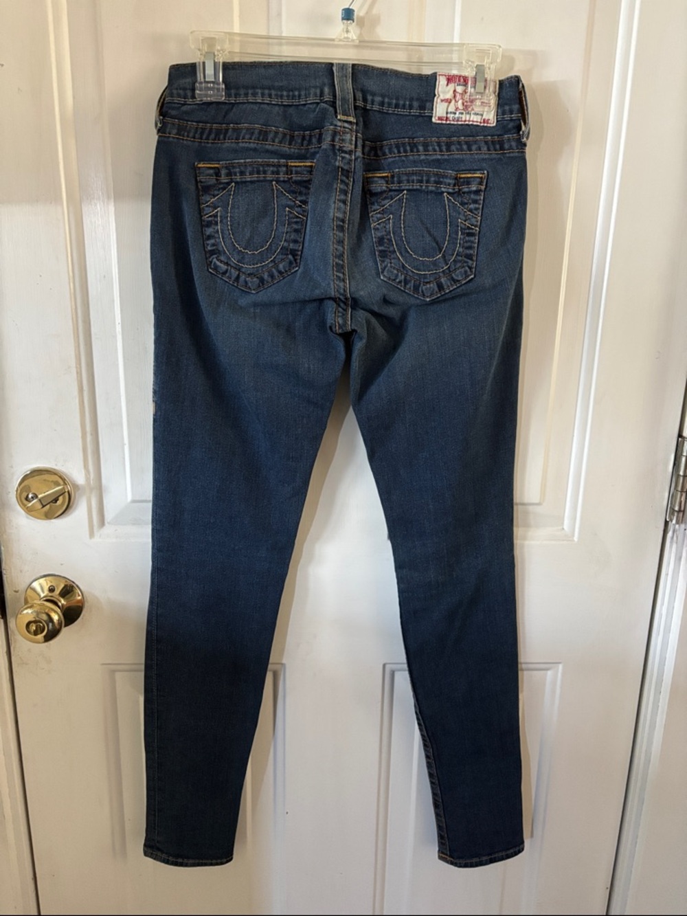 True Religion Women's Skinny Jeans in Dark Indigo